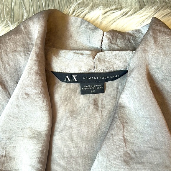 Armani Exchange Wrap Around Blouse - Picture 2 of 5